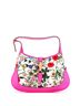 Gucci Multi Color Pink Jackie Hobo Flora Canvas with Leather Medium One size - photo 1