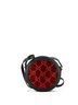 Gucci 100% Velvet Red Black Ophidia Round Shoulder Bag GG Velvet Mini One size - photo 4