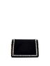 Gucci 100% Velvet Black Broadway Pearly Bee Shoulder Bag Crystal Embellished Velvet Mini One size - photo 4