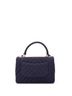 Chanel 100% Wool Blue Trendy CC Top Handle Bag Chevron Jersey Small One size - photo 2