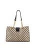 Gucci Brown Black Padlock Chain Tote Printed GG Coated Canvas Medium One size - photo 4