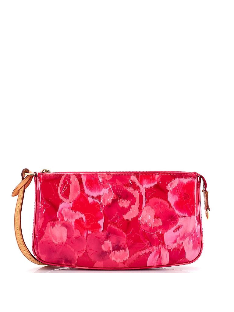 Louis Vuitton 100% Patent Leather Pink Pochette Accessoires NM Limited Edition Monogram Vernis Ikat One size - photo 1