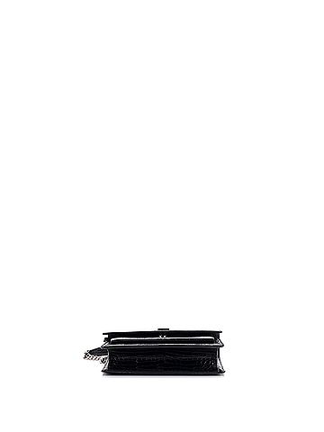 Saint Laurent Sunset Chain Wallet Crocodile Embossed Leather (view 2)