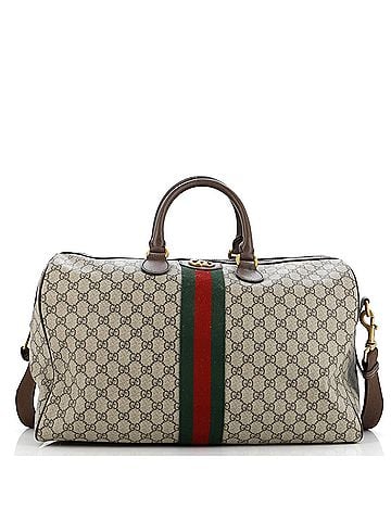 Gucci Ophidia Carry On Duffle Bag GG Coated Canvas Medium (view 1)