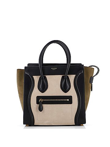 Céline Tricolor Luggage Bag Leather Micro (view 1)