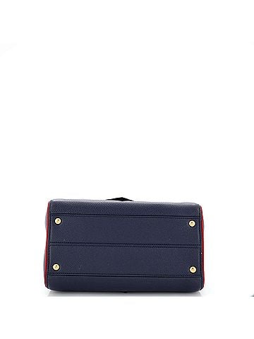 Louis Vuitton Double V Handbag Calfskin with Monogram Canvas (view 2)