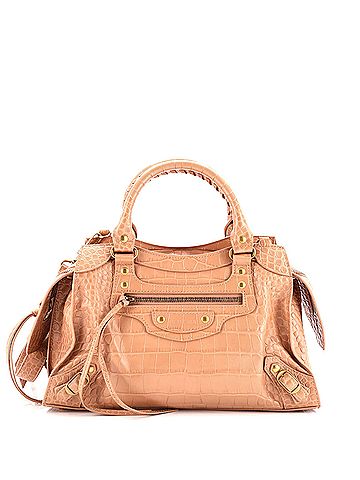 Balenciaga Neo Classic City Bag Crocodile Embossed Leather Small (view 1)