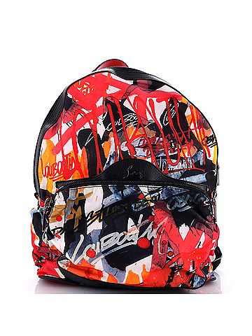 Christian Louboutin Backloubi Backpack Printed Nylon Medium (view 1)