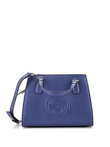 Gucci Soho Convertible Top Handle Satchel Leather Small (view 1)