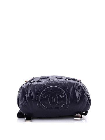 Chanel Doudoune Backpack Embossed Nylon with Tweed Medium (view 2)