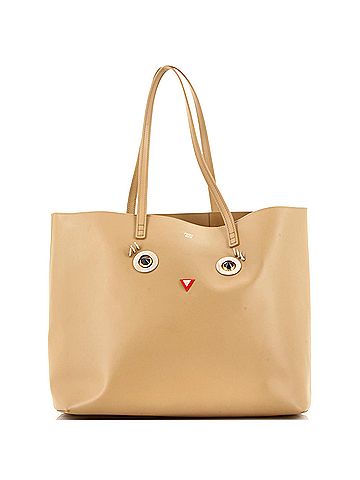 Fendi Faces Roll Tote Embellished Leather Large (view 1)