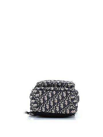 Christian Dior Zip Around Sling Backpack Oblique Canvas (view 2)