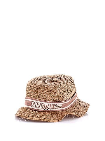 Christian Dior D-Bobby Brim Hat Straw Small (view 1)
