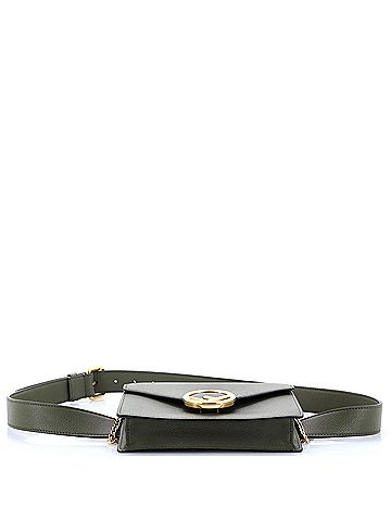 Fendi Logo Convertible Belt Bag Leather (view 2)
