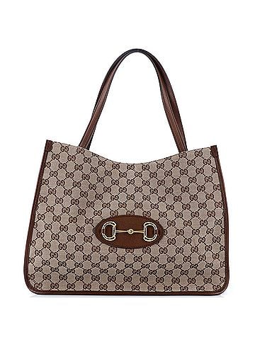 Gucci Horsebit 1955 Tote GG Canvas Medium (view 1)