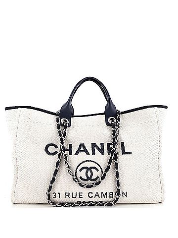 Chanel Deauville Tote Raffia XL (view 1)