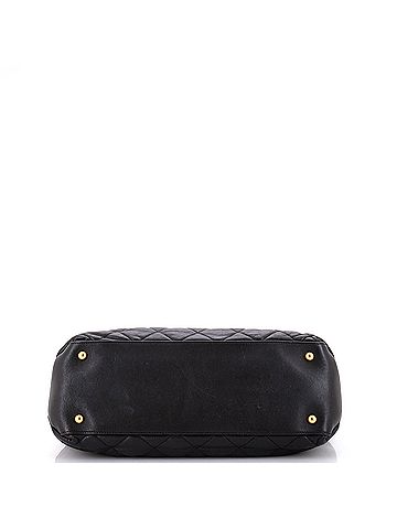 Chanel Soft Elegance Tote Quilted Distressed Calfskin Medium (view 2)