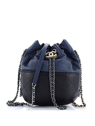 Chanel Gabrielle Drawstring Bag Quilted Calfskin Small (view 1)