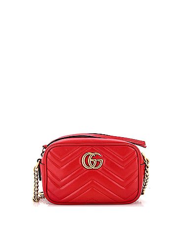 Gucci GG Marmont Shoulder Bag Matelasse Leather Mini (view 1)
