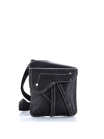 Christian Dior Saddle Flat Messenger Bag Leather (view 1)