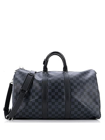 Louis Vuitton Keepall Bandouliere Bag Damier Cobalt 45 (view 1)