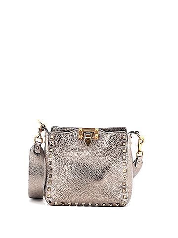 Valentino Garavani Rockstud Flip Lock Messenger Bag Leather Mini (view 1)