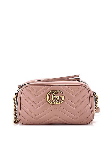 Gucci GG Marmont Shoulder Bag Matelasse Leather Small (view 1)