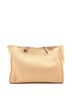 Chanel 100% Canvas Plain Tan Deauville Tote Canvas Small One size - photo 4
