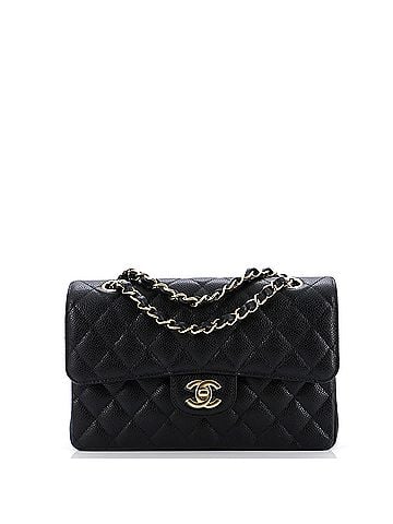 Chanel Classic Double Flap Bag Quilted Caviar Small (view 1)