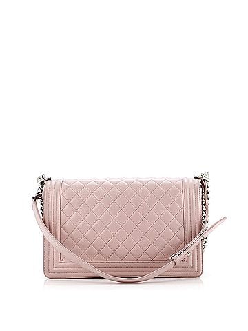 Chanel Boy Flap Bag Quilted Lambskin New Medium (view 2)