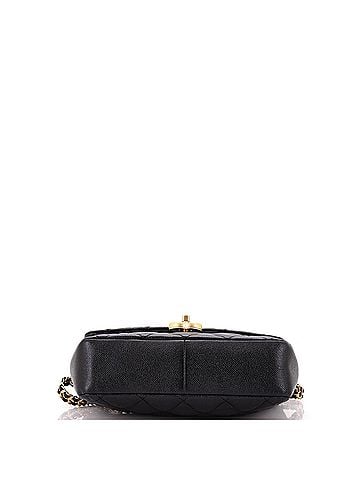 Chanel Chain Melody Flap Bag Quilted Caviar Medium (view 2)