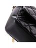 Chanel 100% Leather Black Chain Melody Flap Bag Quilted Caviar Medium One size - photo 6