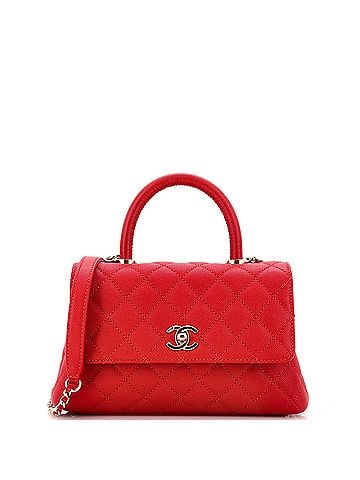 Chanel Coco Top Handle Bag Quilted Caviar Mini (view 1)
