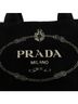 Prada 100% Canvas Plain Black Canapa Convertible Shopping Tote Canvas Small One size - photo 6
