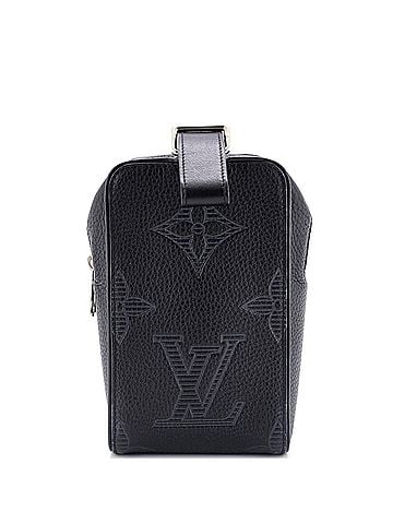 Louis Vuitton Wash Pouch Monogram Shadow Giant Taurillon Leather (view 1)