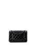 Chanel 100% Patent Leather Black So Black Reissue 2.55 Flap Bag Quilted Patent Mini One size - photo 2