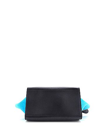 Céline Tricolor Trapeze Bag Leather Small (view 2)