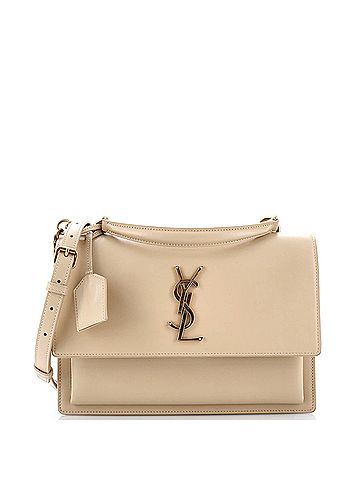 Saint Laurent Sunset Top Handle Shoulder Bag Leather Medium (view 1)