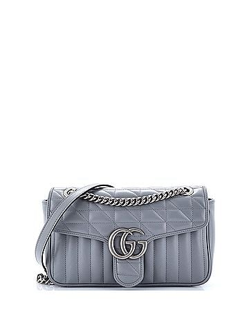 Gucci GG Marmont Flap Bag Mixed Matelasse Leather Small (view 1)