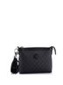 Gucci 100% Coatead Canvas Black Interlocking G Patch Wristlet Messenger Bag GG Coated Canvas Small One size - photo 3