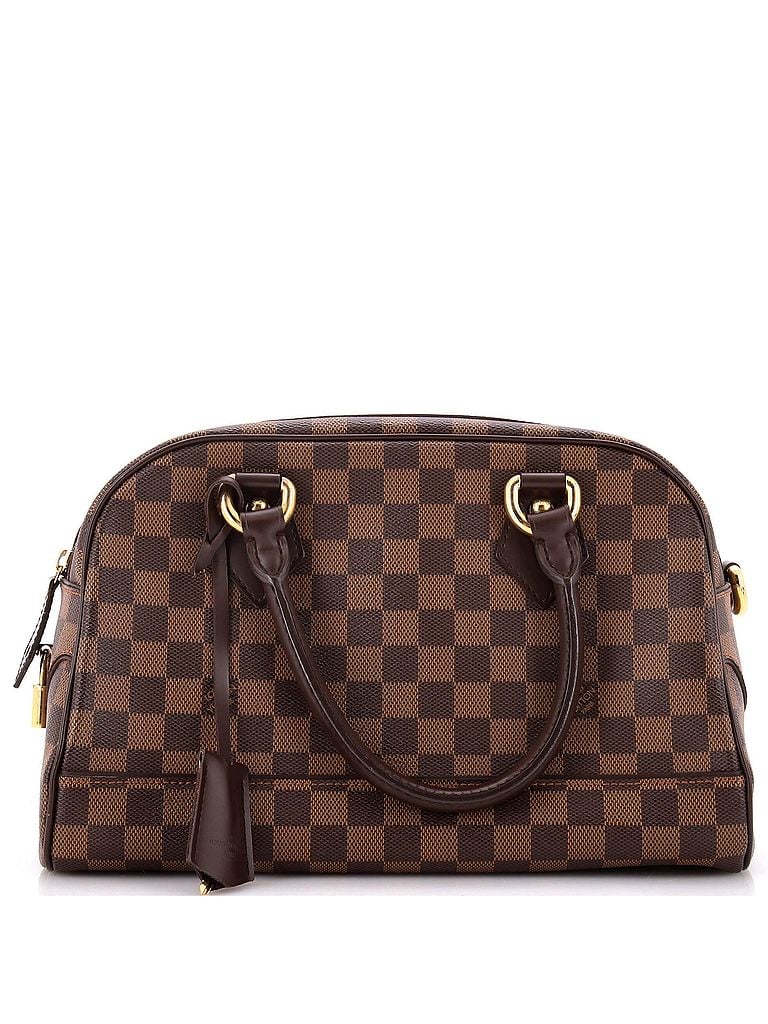 Louis Vuitton 100% Coatead Canvas Brown Duomo Boston Bag Damier One size - photo 1