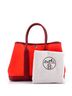 Hermès Red Orange Garden Party Tote Toile and Leather 30 One size - photo 3