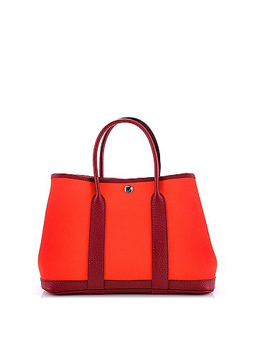 Hermès Garden Party Tote Toile and Leather 30 (view 2)