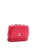Chanel 100% Leather Red Lovely Day Square Flap Bag Quilted Lambskin Medium One size - photo 4
