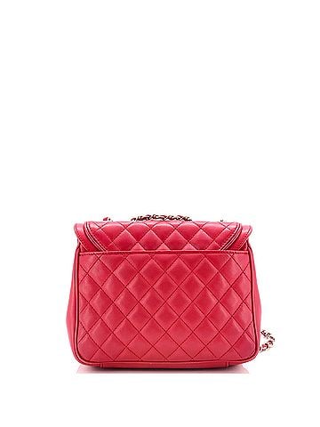 Chanel Lovely Day Square Flap Bag Quilted Lambskin Medium (view 2)