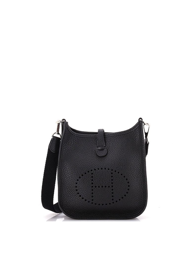 Hermès 100% Leather Black Evelyne Bag Gen III Clemence TPM One size - photo 1