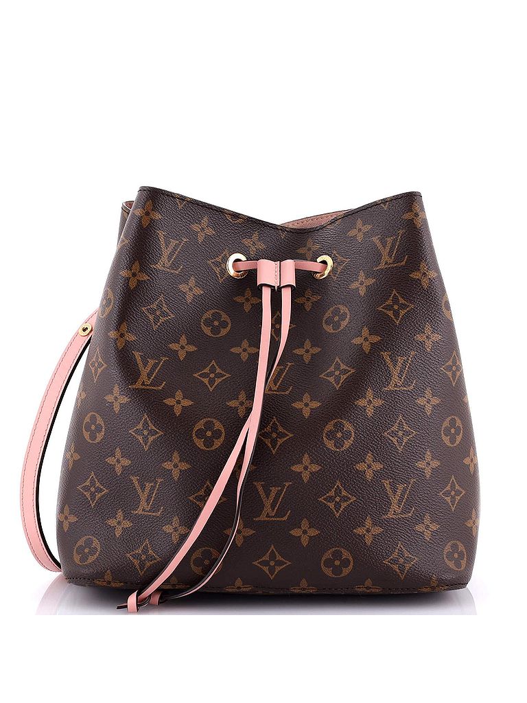 Louis Vuitton 100% Coatead Canvas Brown NeoNoe Handbag Monogram Canvas MM One size - photo 1