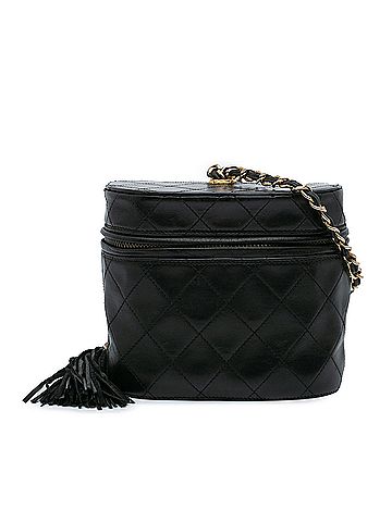 Chanel Quilted Lambskin Tassel Vanity Case (view 1)