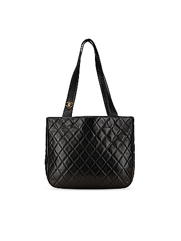 Chanel CC Quilted Lambskin Tote (view 1)