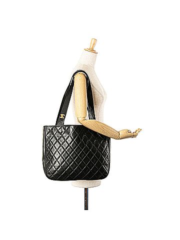 Chanel CC Quilted Lambskin Tote (view 2)
